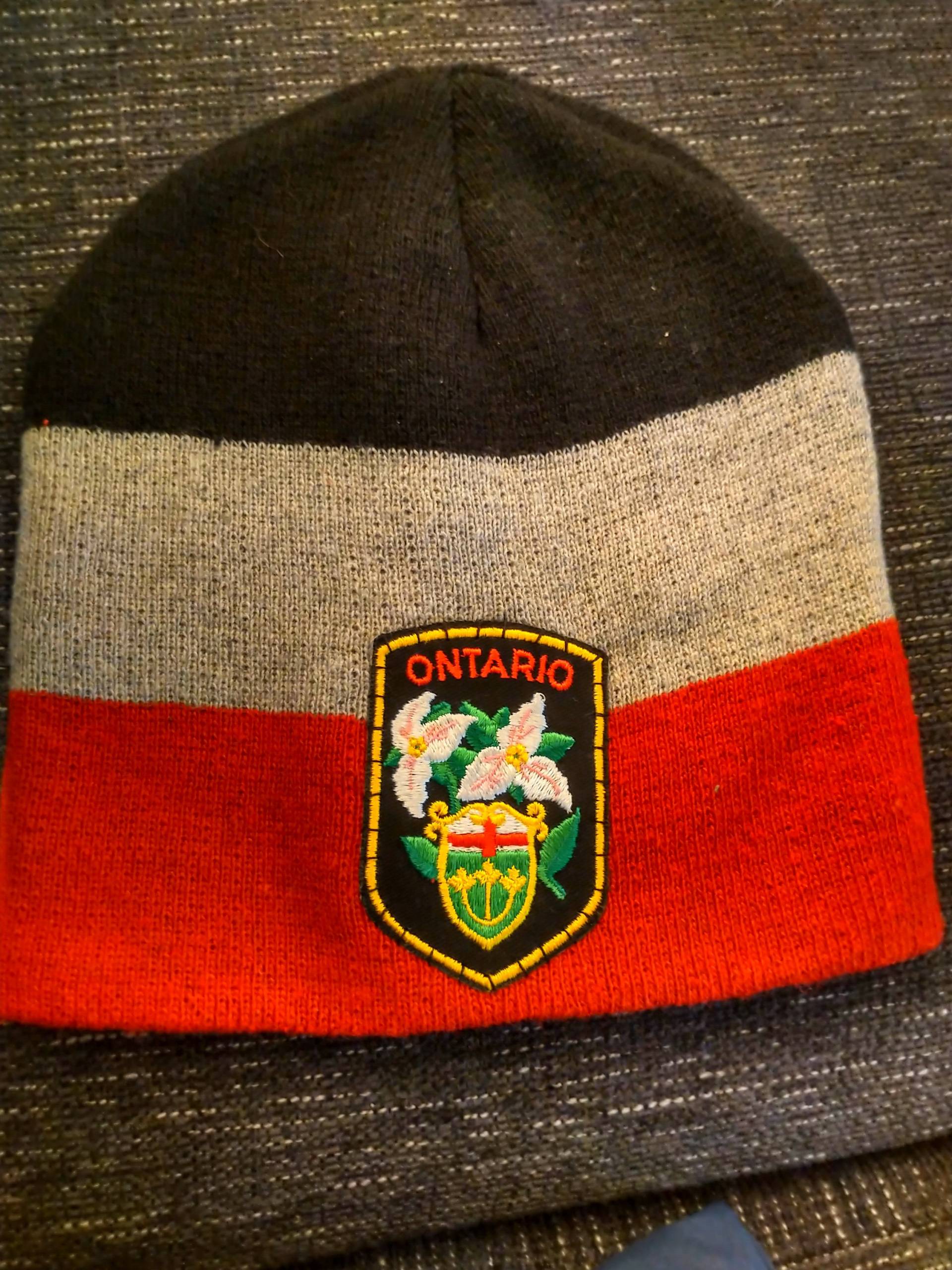 Vintage Ontario Aufnäher Wintermütze von VintageSportThreads