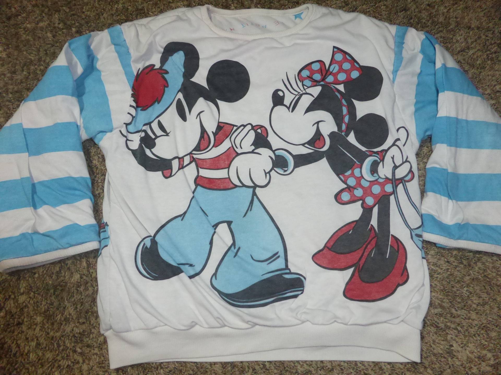 Vtg Mickey Maus Jg Hook & Co. Reversible Sweatshirt Sz Men Es S von VintageSportsStuff