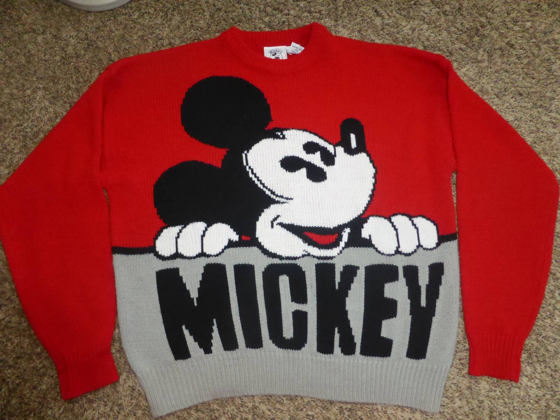 Vtg Mickey Mouse & Co Sweater Sz Men Es M Rare von VintageSportsStuff