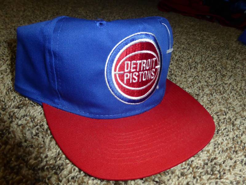Vtg Neue Nwot Detroit Pistons Nba Ajd Snapback Cap Mütze von VintageSportsStuff