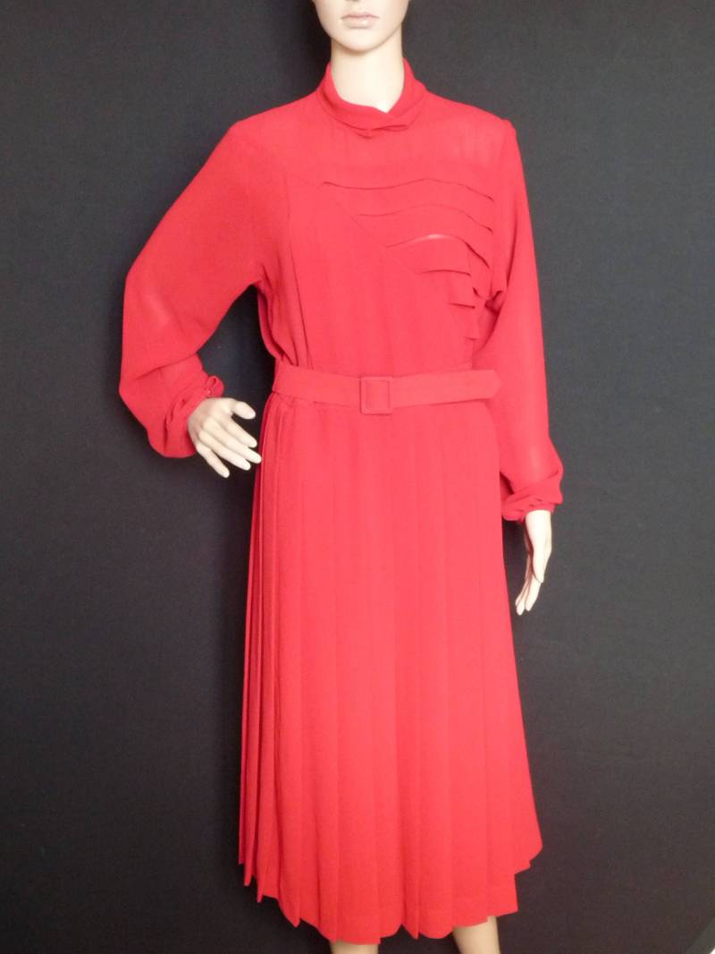 Gérard Pasquier - Langes Kleid Vintage 80Er Abend, Cocktail Größe 40Fr Gérard Pasquier - Langes Kleid Vintage 80Er Abend, Cocktail Größe 40Fr von VintageStorie