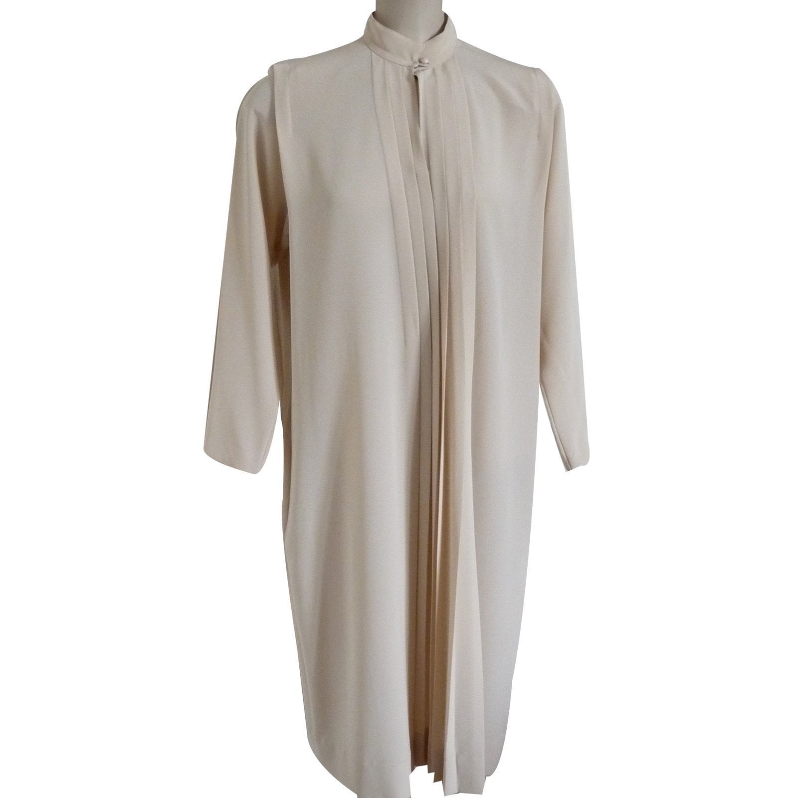 Jean Bailly - Beiges Kleid Religiöse Falten Vintage 80Er Jahre Größe 36/38Fr Jean Bailly - Beiges Kleid Religiöse Falten Vintage 80Er Jahre Größe 36/38Fr von VintageStorie
