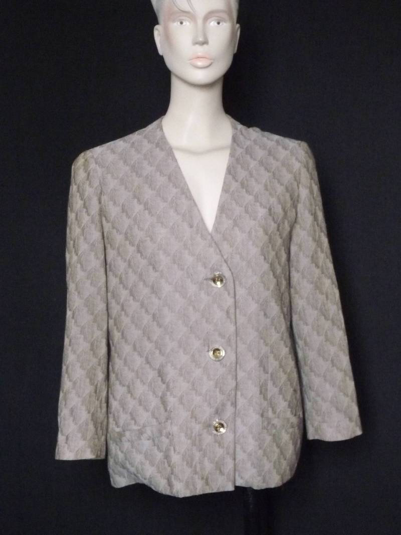 Jean-Louis Scherrer - Damenjacke, Leicht Vintage 80Er Größe 42Fr Jean-Louis Scherrer - Damenjacke, Leicht Vintage 80Er Größe 42Fr von VintageStorie