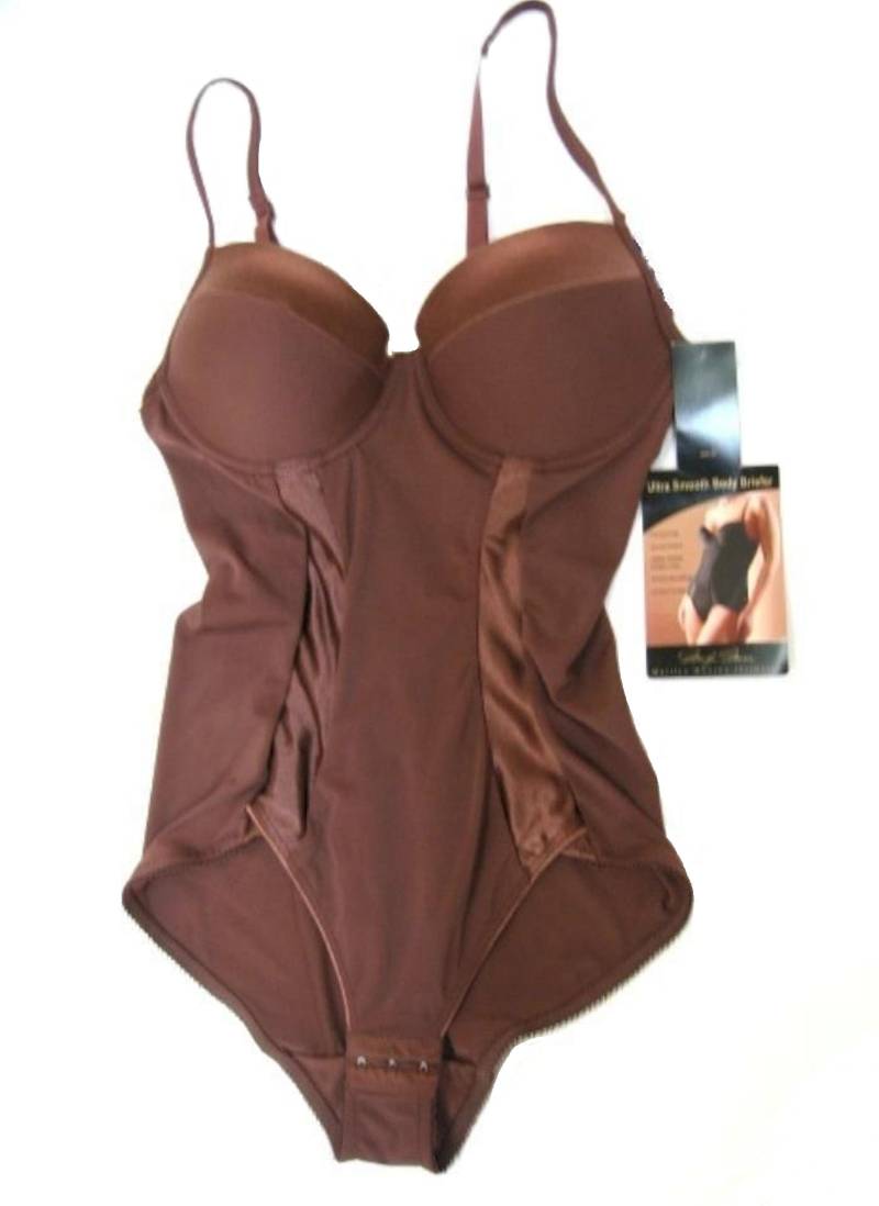 Marilyn Monroe Neu Mm1487 Damen Figurformer Mokka Micro Tummy Control Kontur Uw Body Briefer Large von VintageStylesNLiving