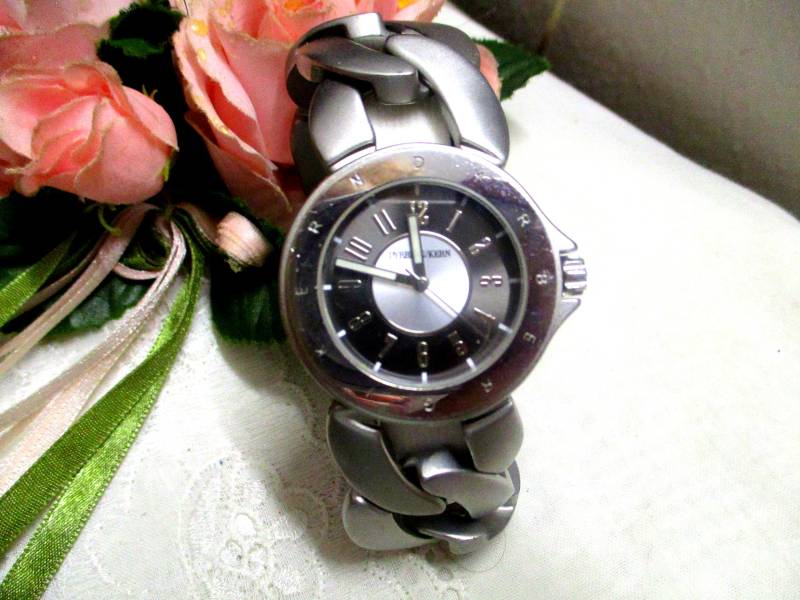 Herrenuhr Dryberg Kern Edelstahl Gebürstet Silberfarben Weiß Armbanduhr von VintageTausendSchoen