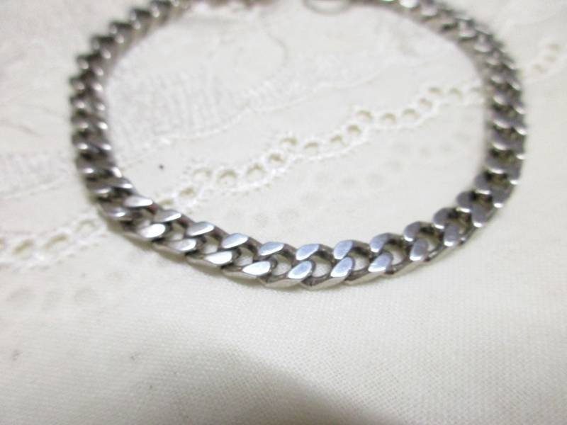No 33 Sehr Massives Silbernes Panzerarmband 925 20, 0 cm 0, 4 14, 6 G Silberarmband Panzerkette Gliederarmband 80Er von VintageTausendSchoen