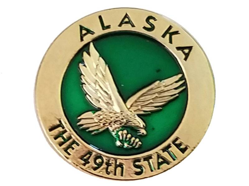 Alaska State Vintage Emaille Pin Anstecknadel Abzeichen Adler 49 Alaska State Vintage Emaille Pin Anstecknadel Abzeichen Adler 49 von VintageTrafficUSA