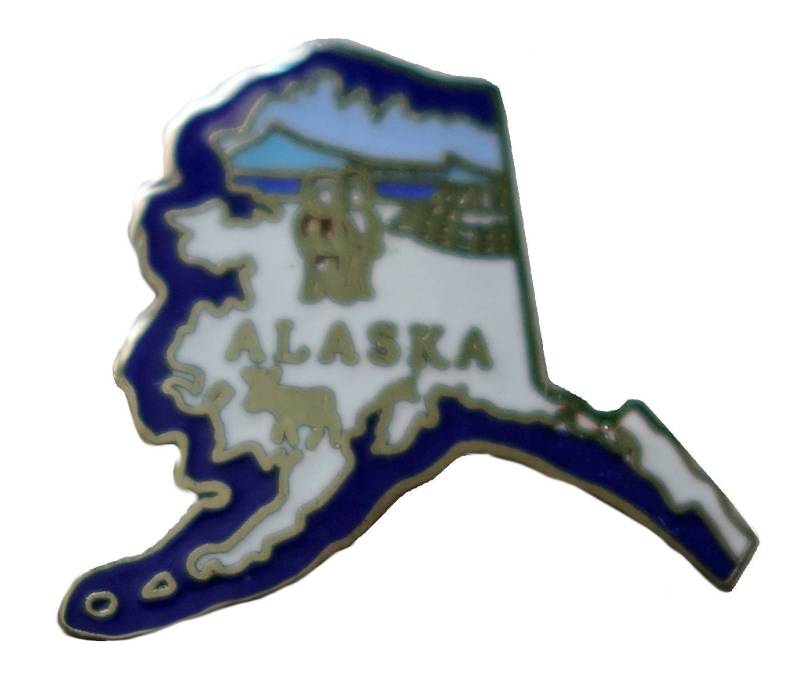 Alaska State Vintage Emaille Pin Anstecknadel Ak Mafco Pinback Alaska State Vintage Emaille Pin Anstecknadel Ak Mafco Pinback von VintageTrafficUSA