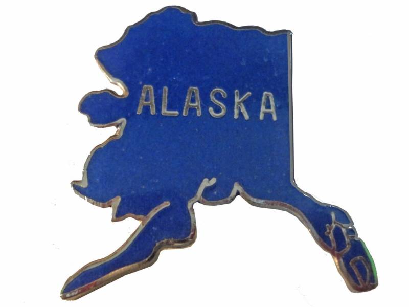 Alaska State Vintage Emaille Pin Anstecknadel Ak Pinback Alaska State Vintage Emaille Pin Anstecknadel Ak Pinback von VintageTrafficUSA