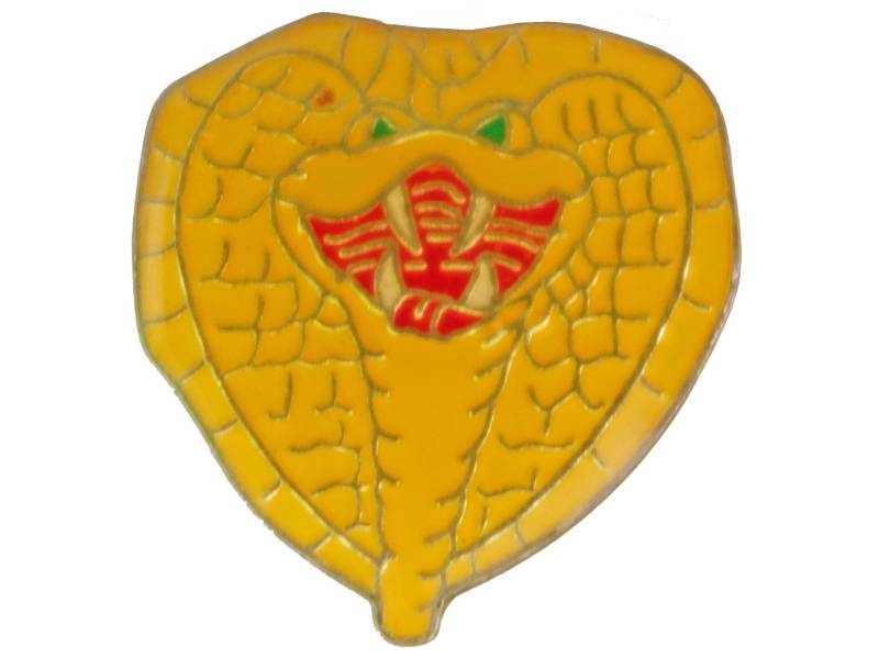 Cobra Head Venom Vintage Emaille Anstecknadel Schlangenbrosche von VintageTrafficUSA
