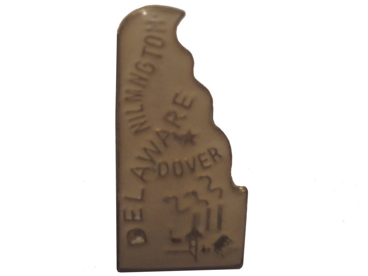 Delaware Zustand Vintage Emaille Pin Anstecknadel De Dover Wilmington Pinback von VintageTrafficUSA