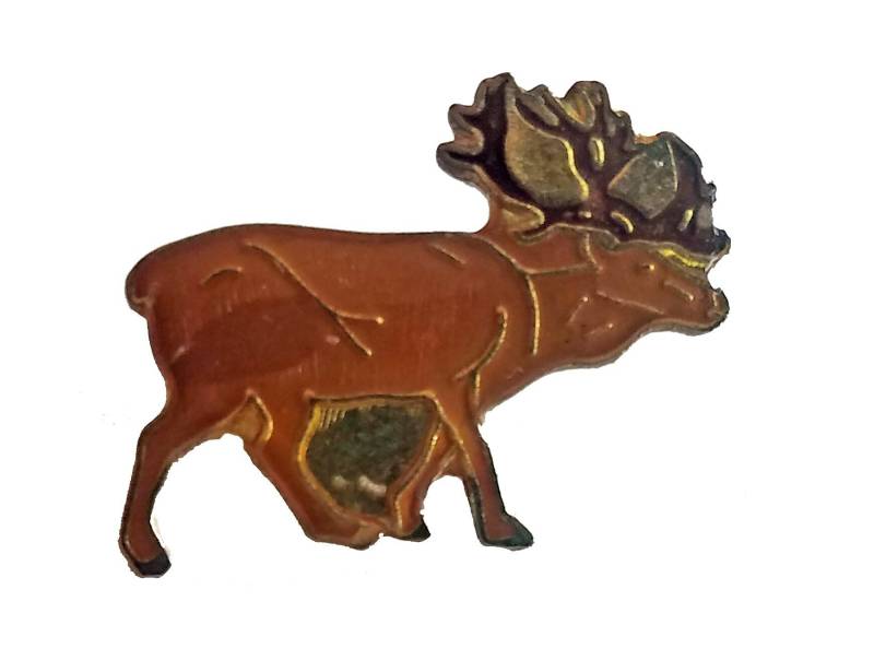 Vintage Emaille Elch-Anstecker Revers Krawatte Hut Pinback Vintage Emaille Elch-Anstecker Revers Krawatte Hut Pinback von VintageTrafficUSA