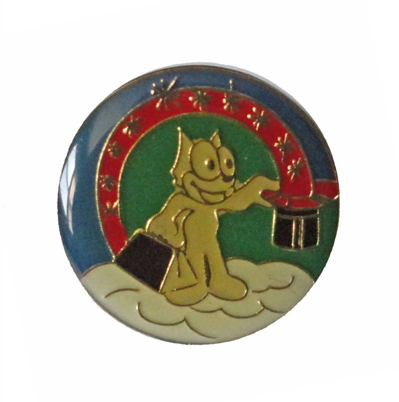 Felix The Cat Magic Bag Of Tricks Vintage Emaille Pin Pinback Cartoon Badge Felix The Cat Magic Bag Of Tricks Vintage Emaille Pin Pinback Cartoon Badge von VintageTrafficUSA