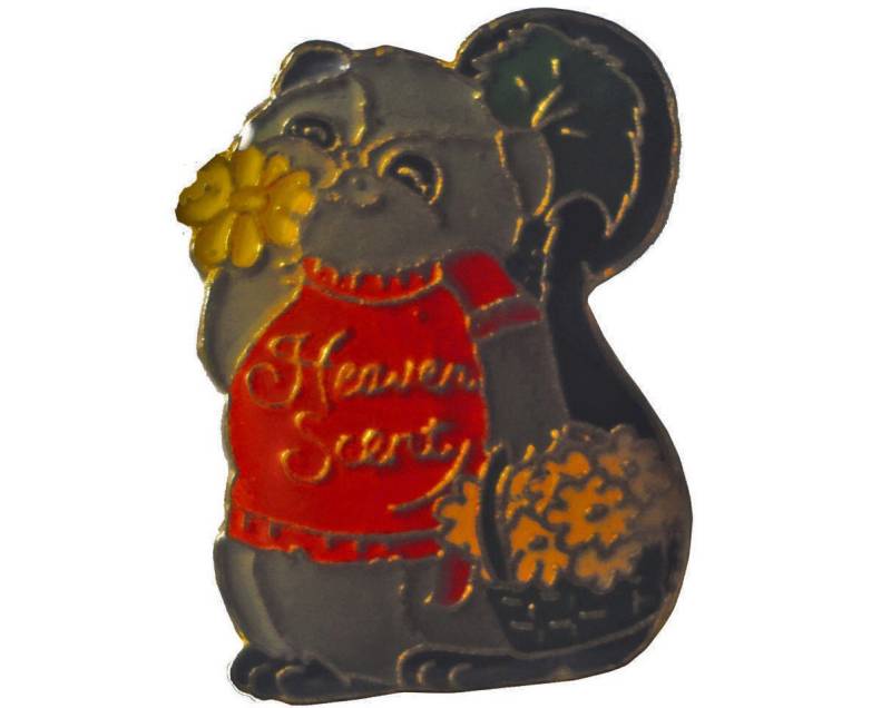 Vintage Heaven Scent Stinktier Emaille Pin - 1980S Shirt Tales von VintageTrafficUSA