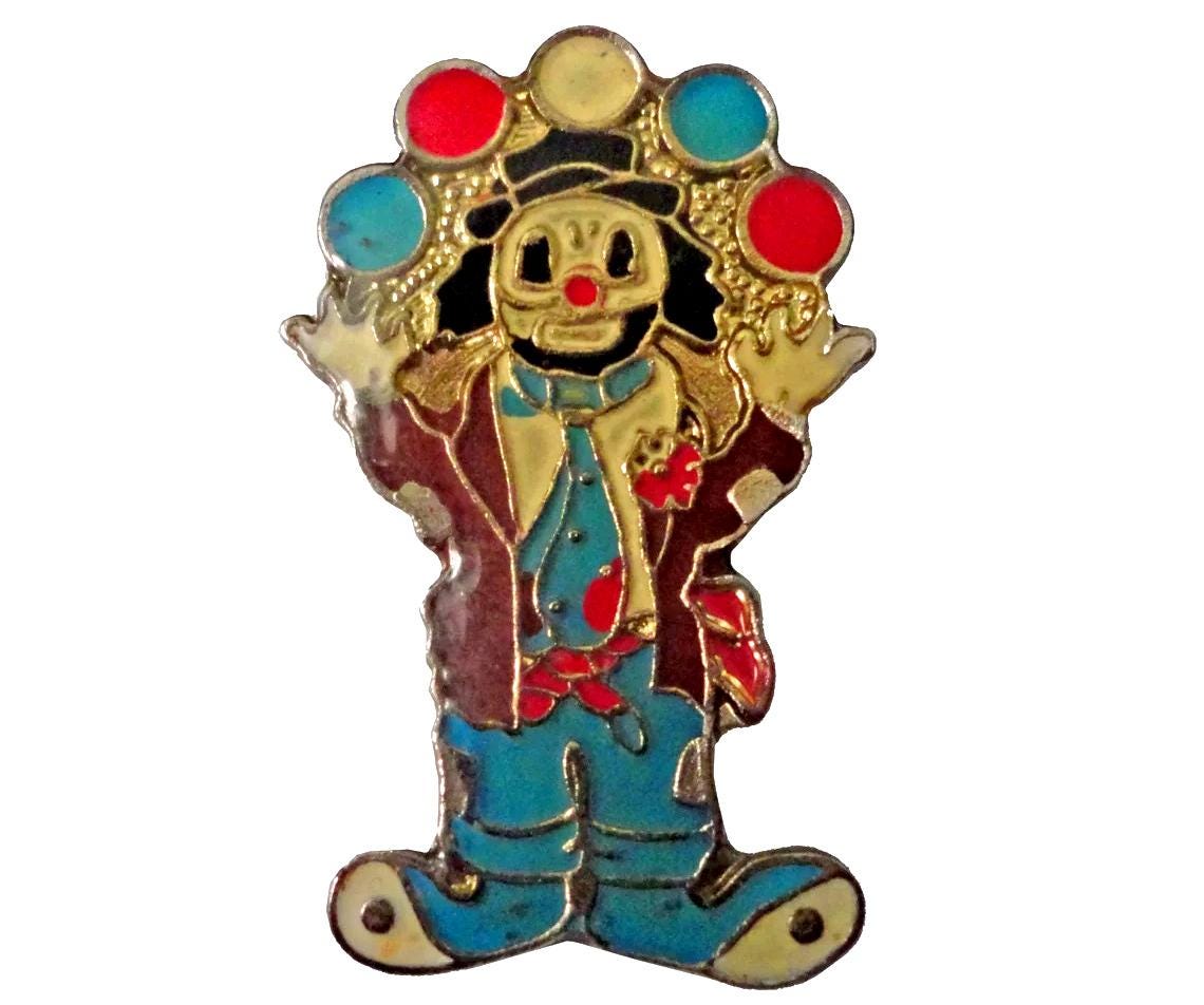 Juggler Clown Vintage Emaille Anstecknadel Abzeichen Brosche Geschenk Hobo Tramp Juggalo Icp Juggler Clown Vintage Emaille Anstecknadel Abzeichen Brosche Geschenk Hobo Tramp Juggalo Icp von VintageTrafficUSA