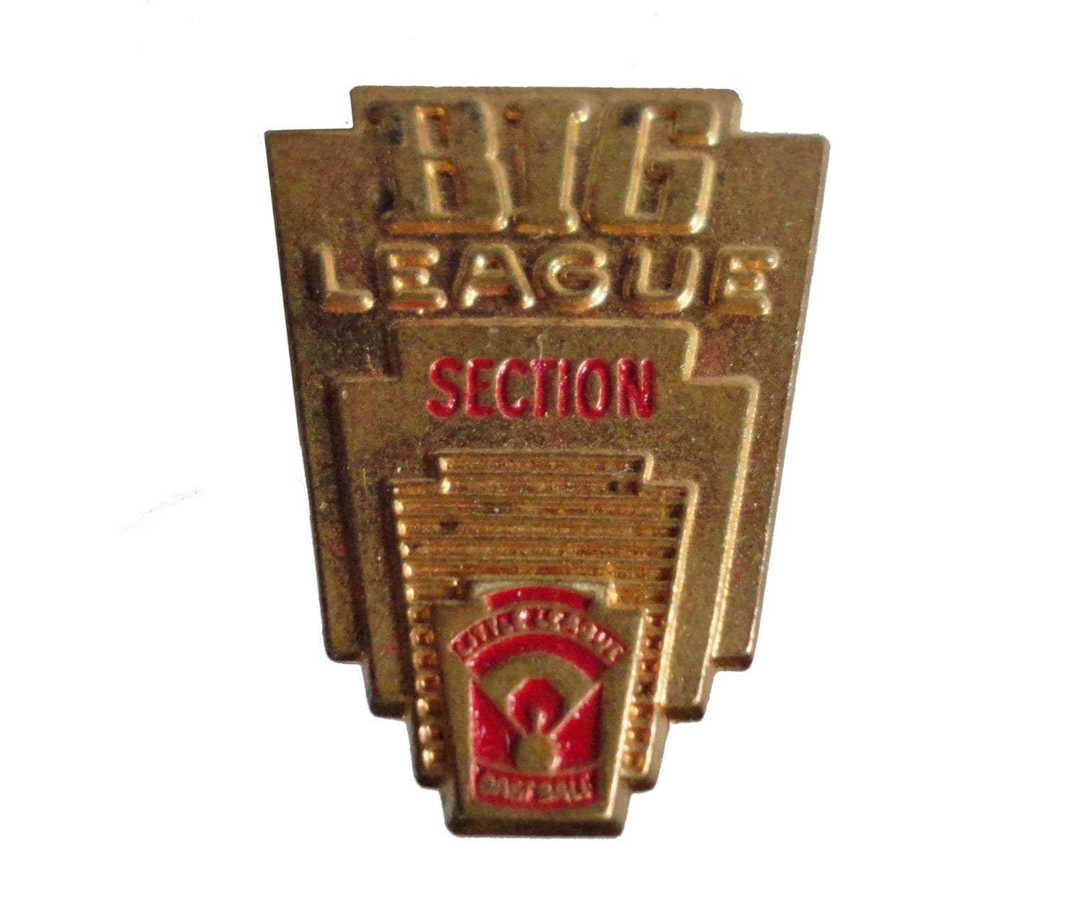 Little League Baseball Pin Big Abschnitt Emaille Reversabzeichen von VintageTrafficUSA