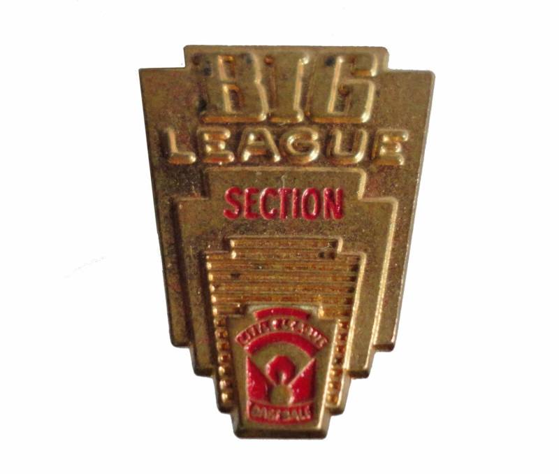 Little League Baseball Pin Big Abschnitt Emaille Reversabzeichen von VintageTrafficUSA