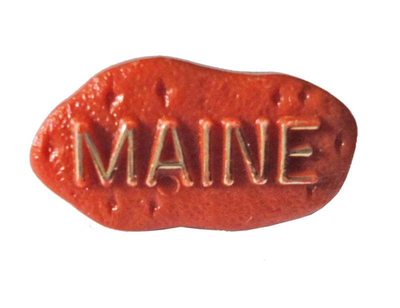 Maine State Potato Kunststoff Vintage Emaille Anstecknadel Revers Abzeichen Couch Potatoe Pinback Maine State Potato Kunststoff Vintage Emaille Anstecknadel Revers Abzeichen Couch Potatoe Pinback von VintageTrafficUSA