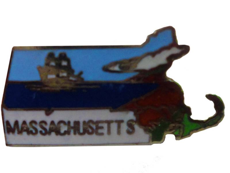 Massachusetts State Vintage Emaille Pin Anstecknadel Mafco Ma Mass Boston Pinback Massachusetts State Vintage Emaille Pin Anstecknadel Mafco Ma Mass Boston Pinback von VintageTrafficUSA