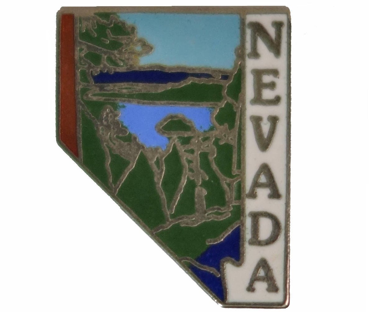 Nevada State Vintage Emaille Pin Anstecknadel Landschaft Mafco Nv Nature Pinback Nevada State Vintage Emaille Pin Anstecknadel Landschaft Mafco Nv Nature Pinback von VintageTrafficUSA