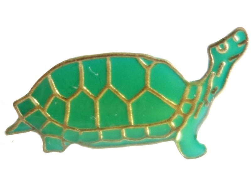 Schildkröte Vintage Emaille Pin Revers Abzeichen Krawatte Hut Slow Pinback Schildkröte Vintage Emaille Pin Revers Abzeichen Krawatte Hut Slow Pinback von VintageTrafficUSA