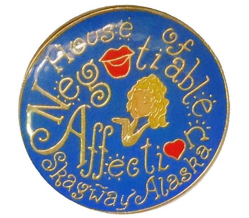 Skagway Alaska House Of Negotiable Affection Vintage Emaille Pin Anstecknadel Skagway Alaska House Of Negotiable Affection Vintage Emaille Pin Anstecknadel von VintageTrafficUSA