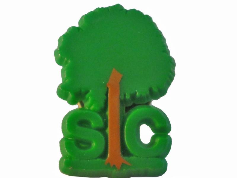 South Carolina State Flagge Kunststoff Vintage Emaille Pin Anstecknadel von VintageTrafficUSA