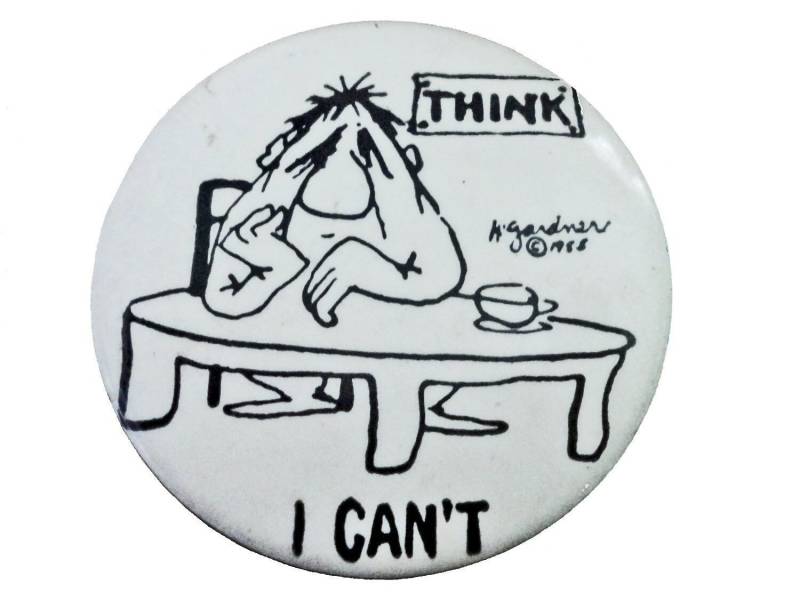 Think I Can't Vintage Emaille Anstecknadel Think I Can't Vintage Emaille Anstecknadel von VintageTrafficUSA