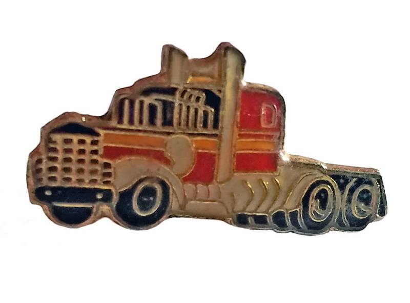 Truck Cab Vintage Emaille Pin Anstecknadel Abzeichen Truckin 18 Wheeler Overhalin "Pinback Truck Cab Vintage Emaille Pin Anstecknadel Abzeichen Truckin 18 Wheeler Overhalin "Pinback von VintageTrafficUSA