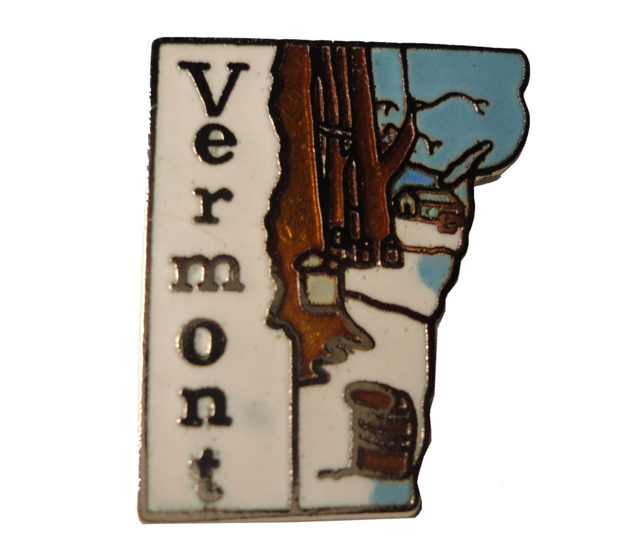 Vermont State Vintage Emaille Pin Revers Abzeichen Landschaft Mafco Vt Ahornsirup Äpfel Pinback Vermont State Vintage Emaille Pin Revers Abzeichen Landschaft Mafco Vt Ahornsirup Äpfel Pinback von VintageTrafficUSA