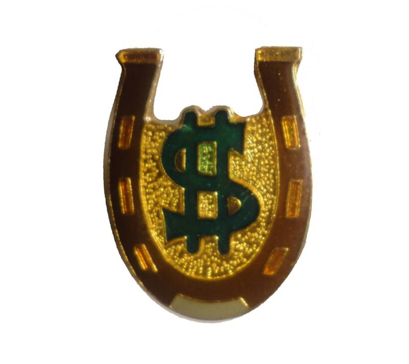 Viel Glück Hufeisen Vintage Emaille Pin Anstecknadel Geld Bargeld Pinback Viel Glück Hufeisen Vintage Emaille Pin Anstecknadel Geld Bargeld Pinback von VintageTrafficUSA