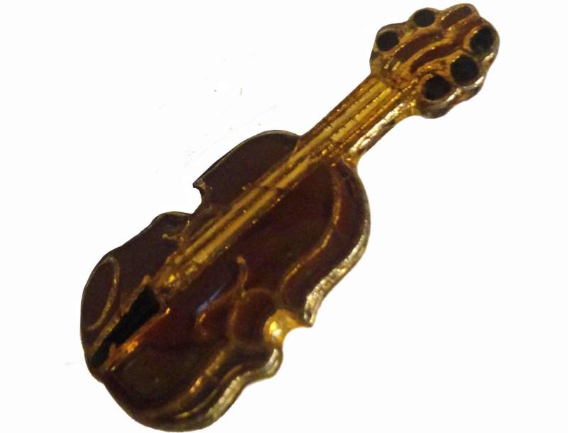 Violin Instrument Vintage Emaille Anstecknadel Revers Abzeichen Streichquartett Orchester Violin Instrument Vintage Emaille Anstecknadel Revers Abzeichen Streichquartett Orchester von VintageTrafficUSA