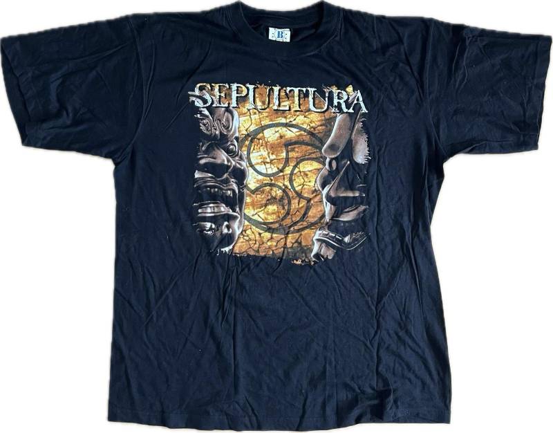 1998 Vintage Sepultura T-Shirt Against Europe Tour von VintageTreasuresBER