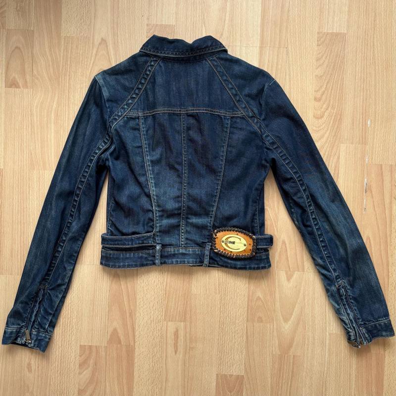 Vintage Just Cavalli Denim Jeans Jacket Y2K Size M von VintageTreasuresBER