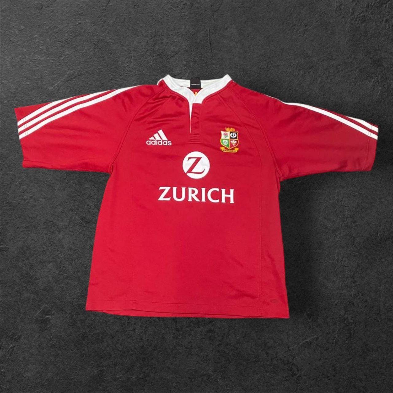 British & Irish Lions Rugby Trikot 2004 Adidas Rot | 574988 Größe M von VintageTrikotDE