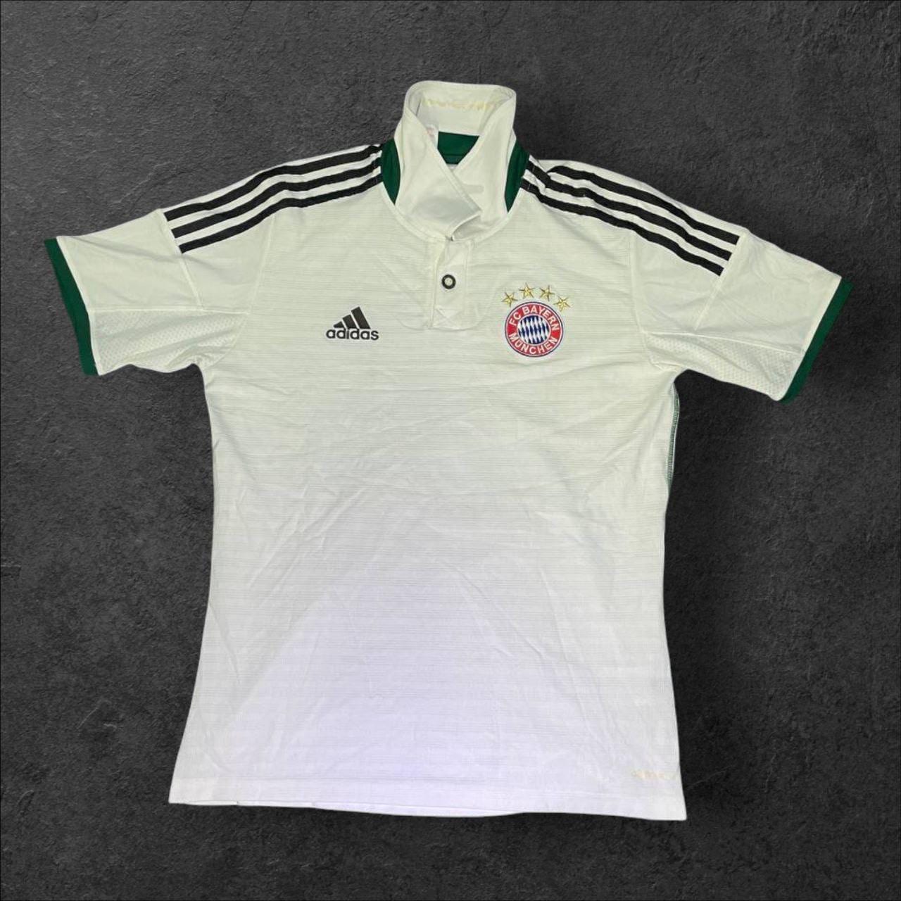 Fc Bayern München Auswärtstrikot 2013/2014 Adidas Weiß/Grün | G73366 Größe [xl] von VintageTrikotDE