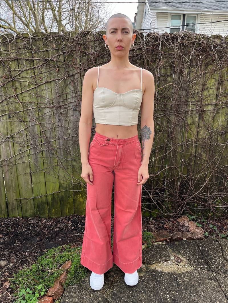 Vintage 1970Er Unbranded High Waist Weitbein Elefant Hose Schlaghose Größe Xs Vintage 1970Er Unbranded High Waist Weitbein Elefant Hose Schlaghose Größe Xs von VintageVanShop
