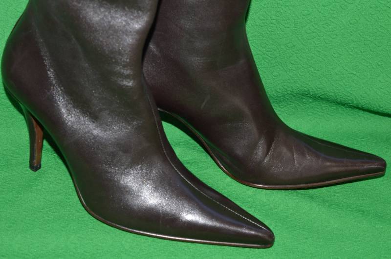 Walter Steiger Stiefel Hand Made in Italy Braun Leder Größe 37 von VintageVernisage