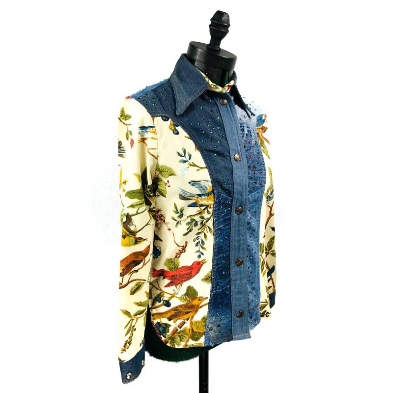 Fliegen Sie Weg Strass Westernhemd von VintageVigilantes