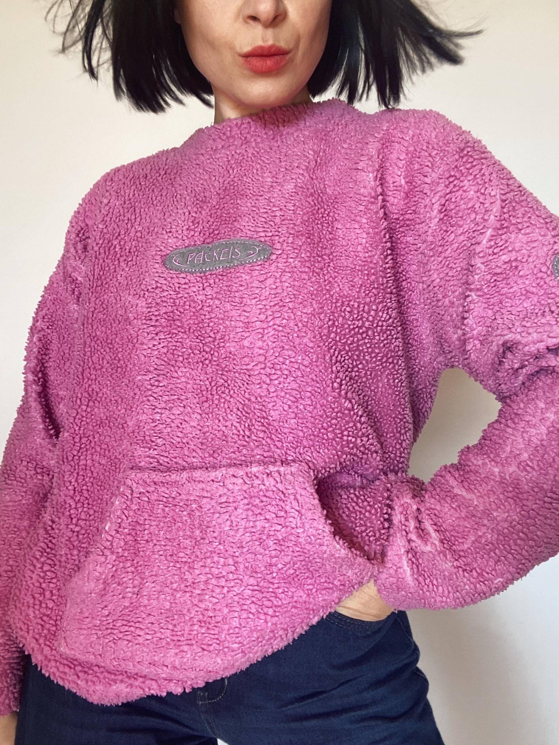 Vintage Fleecepullover 90Er 80Er | Unikat| Nachhaltige Mode Slowfashion| Fleecejacke| Unisex| Teddyfell Jacke Teddyfleece von VintageWarm