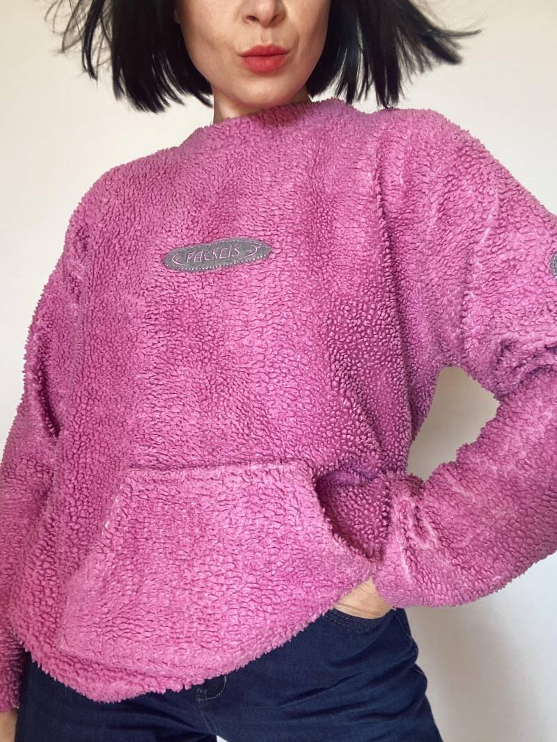 Vintage Fleecepullover 90Er 80Er | Unikat| Nachhaltige Mode Slowfashion| Fleecejacke| Unisex| Teddyfell Jacke Teddyfleece von VintageWarm