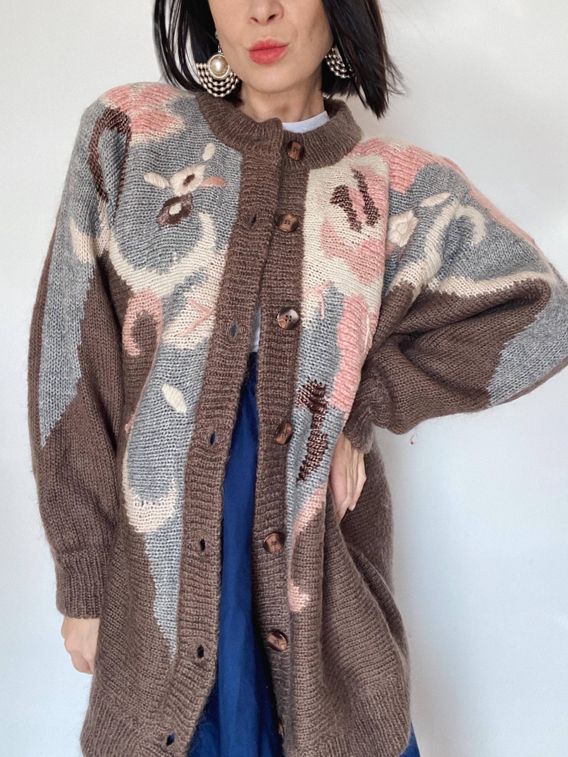 Vintage Mohair Cardigan|Unikat| Slowfashion| Wollcardigan| Cardigan|90Er Vintage Mohair Cardigan|Unikat| Slowfashion| Wollcardigan| Cardigan|90Er von VintageWarm