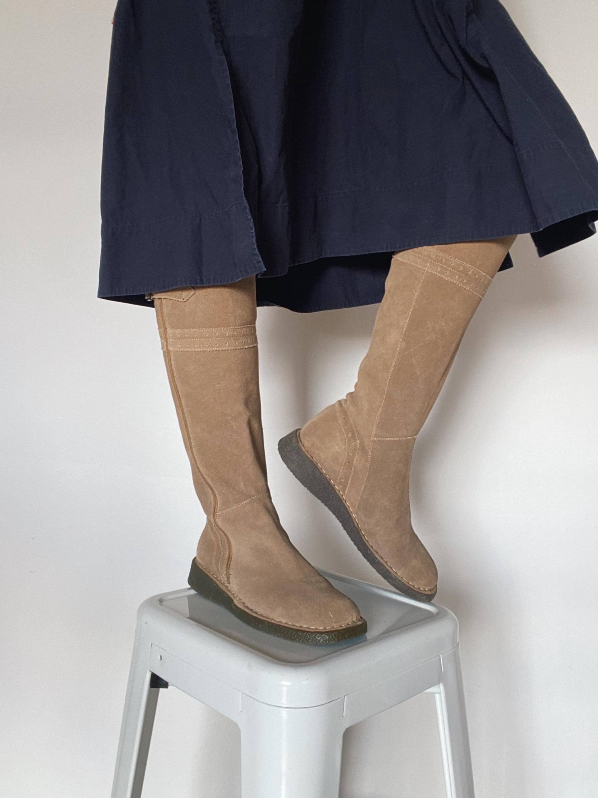 Vintage Stiefel| Boots| Western Boots | Lederstiefel Wildleder von VintageWarm