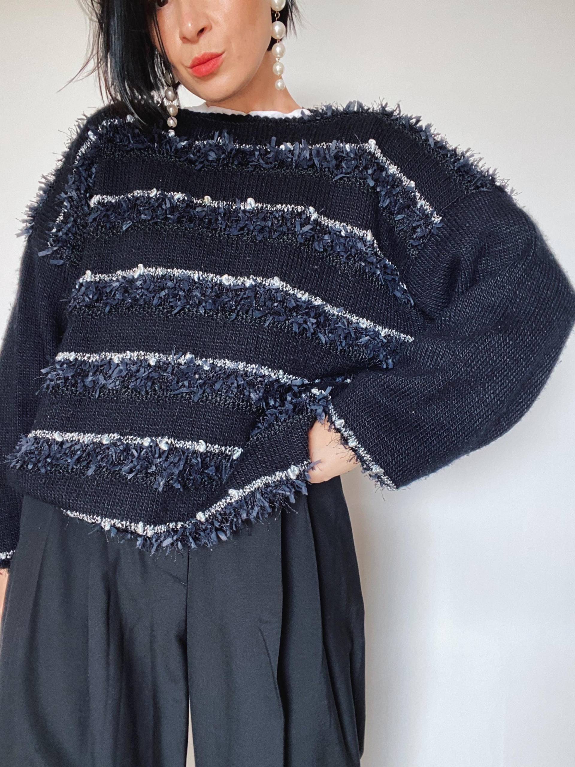 Vintage Strickjacke|Handmade| Slowfashion|Vintage Pullover| Handstrick| Handgefertigt| Strickpullover| Hand Knit von VintageWarm