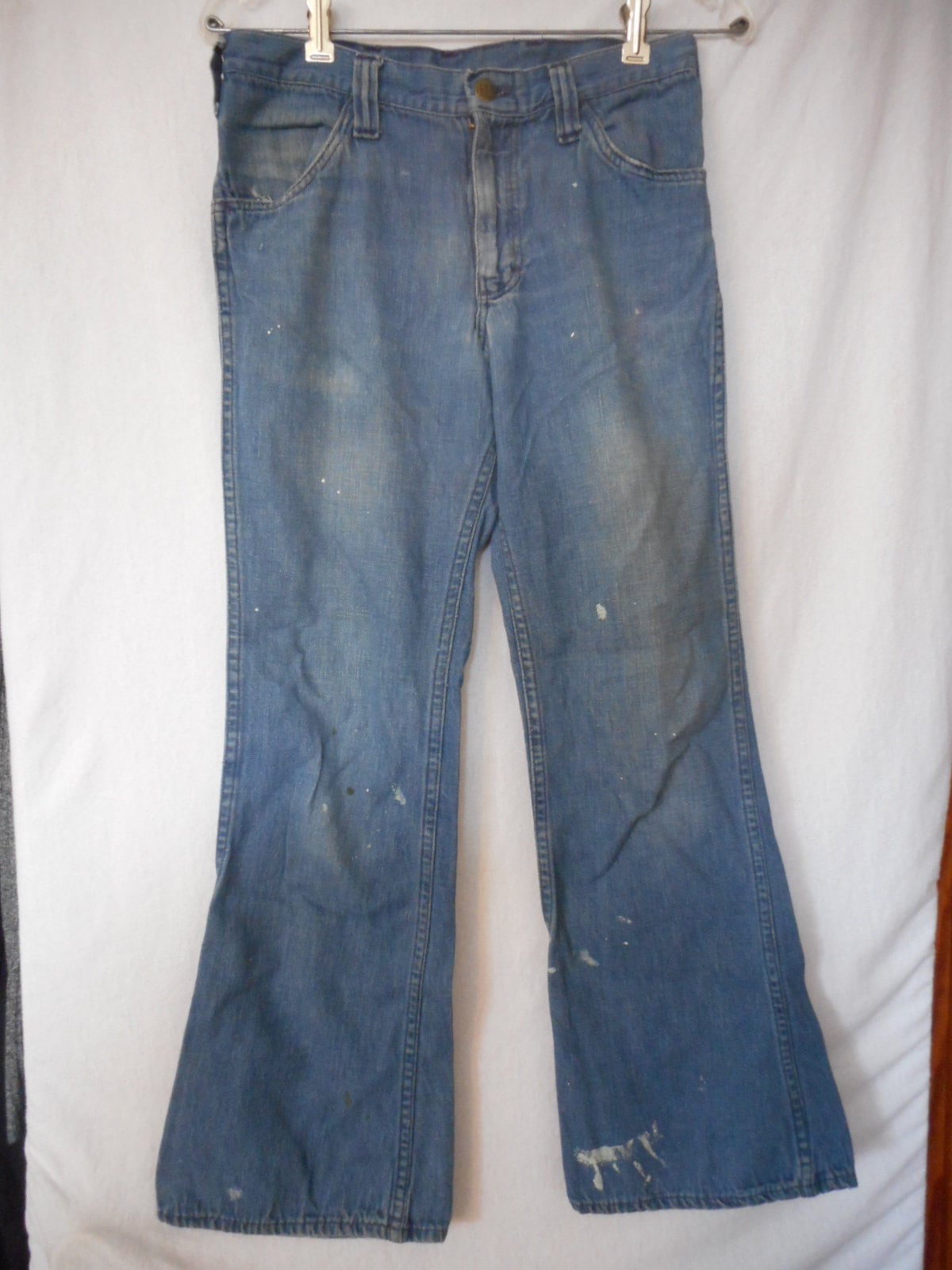 Jahrgang Lee Jeans Flach Vorne Denim-Jeans 1960Er Jahre Selten von VintageWoofatorium
