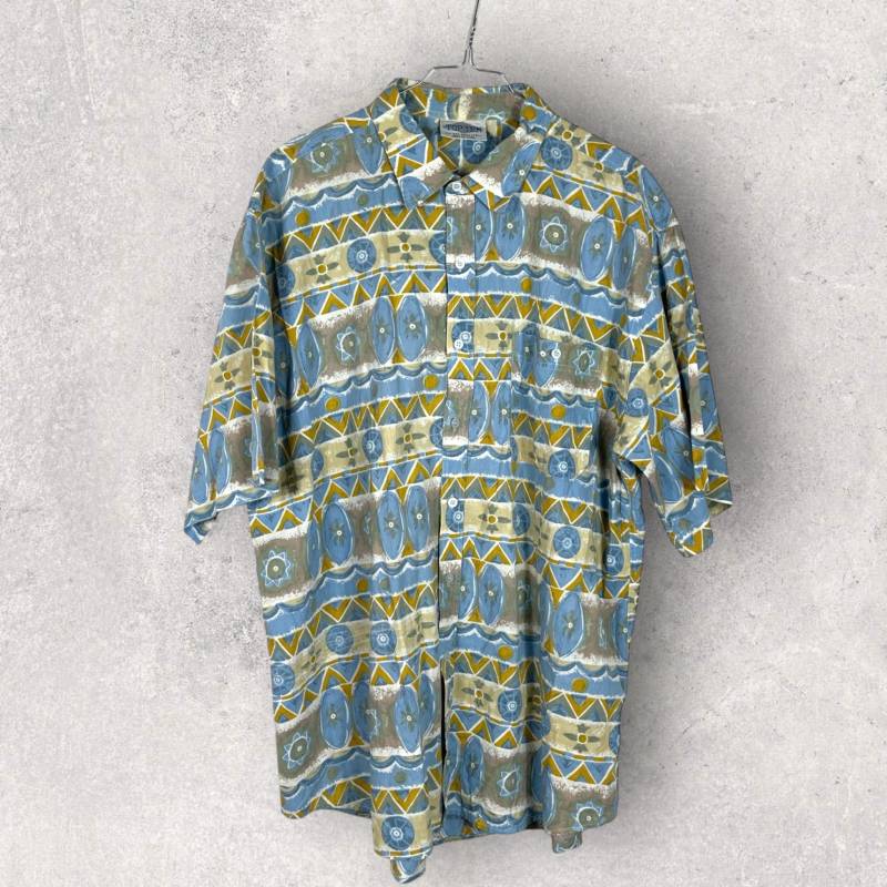 Vintage Hemd Crazy Pattern von VintageandwavesShop