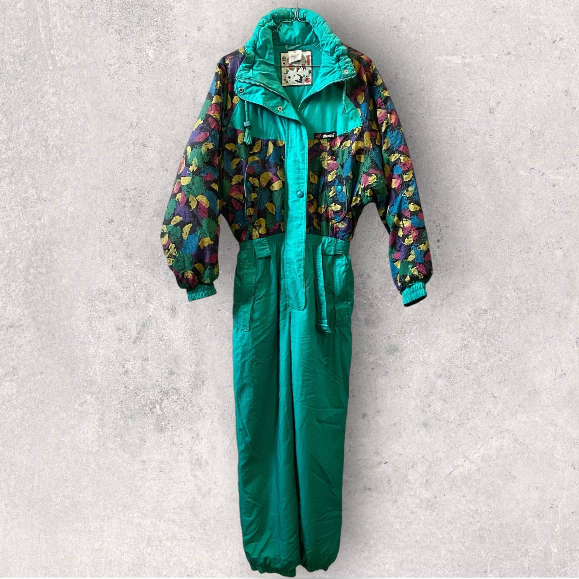 Vintage Retro Skianzug Effenne Vintage Retro Skianzug Effenne von VintageandwavesShop