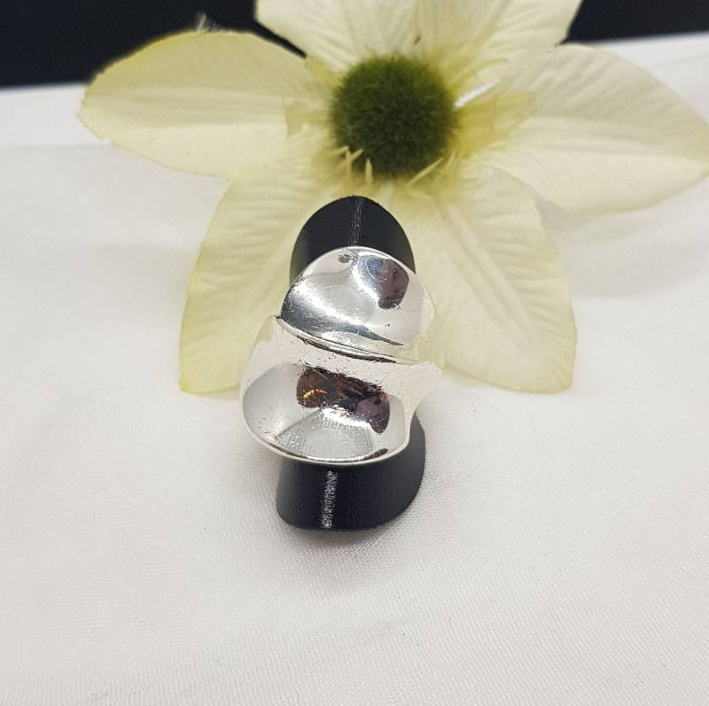 Aparter Silberring 925Er, Elegant Gestaltet von VintagebyPfau