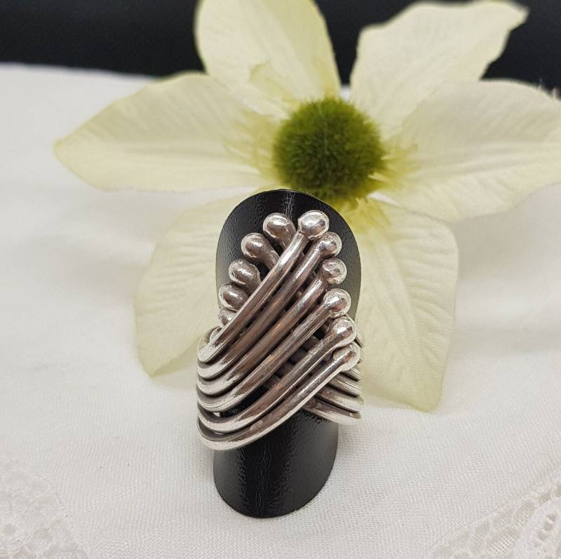 Interessant Gestalteter Ring in 925Er Silber von VintagebyPfau