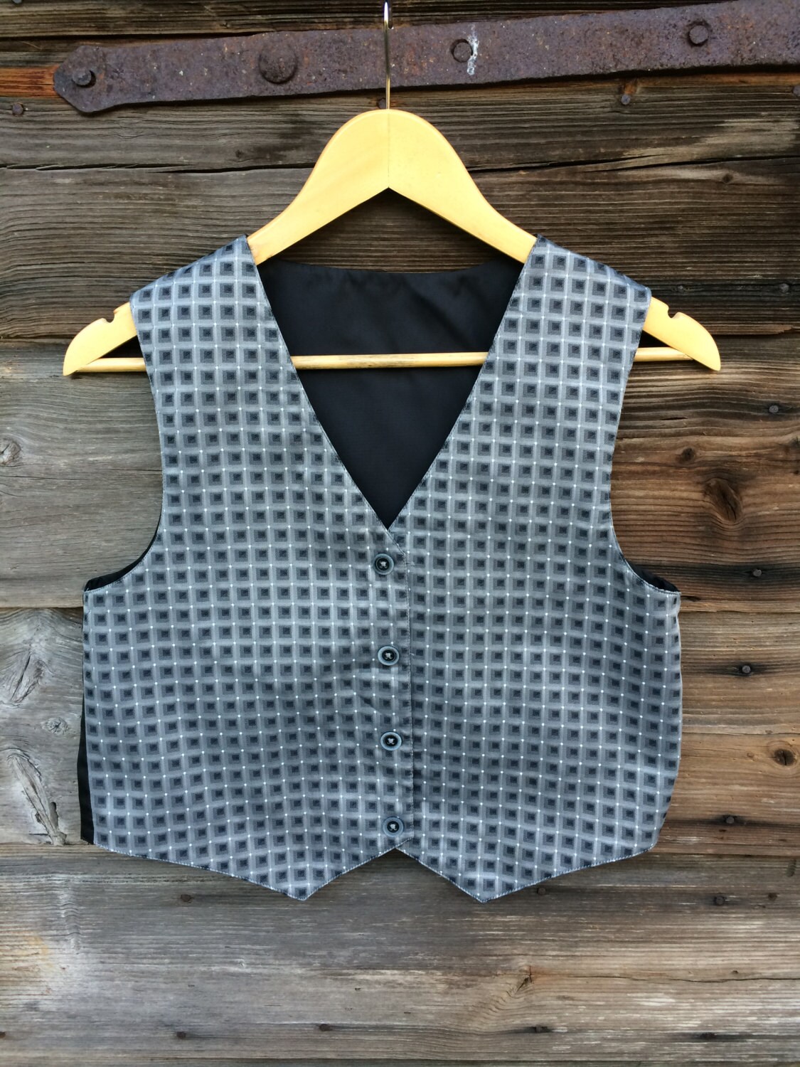 Barock-stil Karierten Weste Bilateralen Renaissancestil Tasten Größe Small von VintagefairyStudio